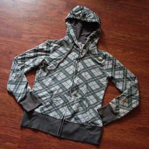 💟Y2K checkered hoodie